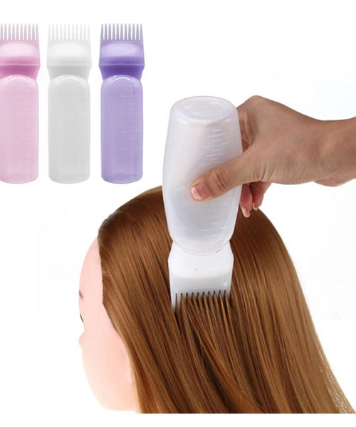 3-Color Hair Oil & Dye Applicator Bottles – Professional Salon Tools