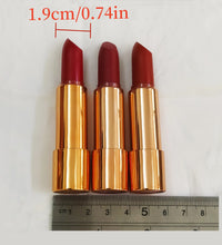 Matte Lipstick Set – 3 Colors with Silver Chain Bag