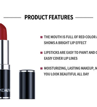 HANDIYAN 12-Color Matte Lipstick Set – Waterproof & Long-Lasting