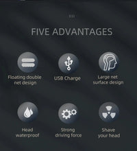 Kemei 3382 Professional Rechargeable Hair Clipper – 0mm Shaving Razor for Men