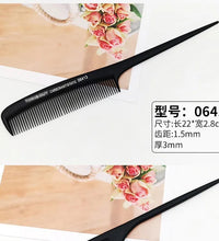 Professional Stainless Steel Tail Comb – Fine Teeth Barber Styling Tool