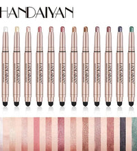 12-Color Matte Eyeshadow Stick – Waterproof & Long-Lasting