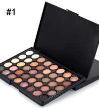 40/74/78-Color Glitter Eyeshadow Palette – Matte, Waterproof, Long-Lasting