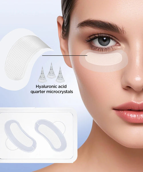 Hyaluronic Acid Microneedle Eye Patches – Anti-Aging Gel Pads