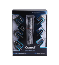 Kemei KM-5898 11-in-1 Grooming Kit – Washable & Rechargeable