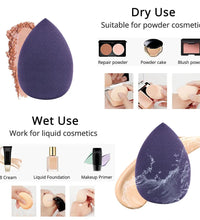 4/8pcs Makeup Sponge Set – Soft Beauty Blender for Foundation & Powder