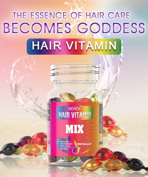 Sevich Hair Vitamin Capsules – Repair & Nourish with Keratin Oil