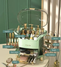 Transparent Dustproof Makeup & Jewelry Organizer – Large Capacity