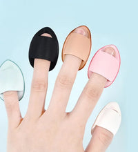 5/10pcs Mini Finger Puff Foundation Sponges – Cosmetic Makeup Applicator