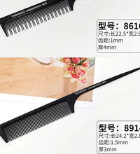 Professional Stainless Steel Tail Comb – Fine Teeth Barber Styling Tool