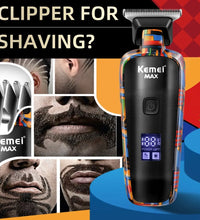 Kemei-5090 Digital Display Hair Clipper – Professional Barber Trimmer