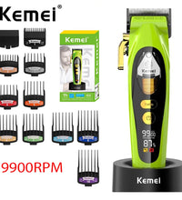 Kemei 2035 Professional Hair Clipper – Cordless Trimmer with Magnetic Motor