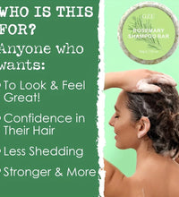 GZE Rosemary Strengthening Shampoo Bar