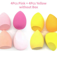 4/8pcs Makeup Sponge Set – Soft Beauty Blender for Foundation & Powder