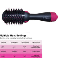 Heating Comb Hair Straightener – One-Step Electric Brush & Dryer