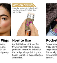 LOCKMIO Hair Wax Stick for Wigs – Anti-Frizz & Flyaway Control