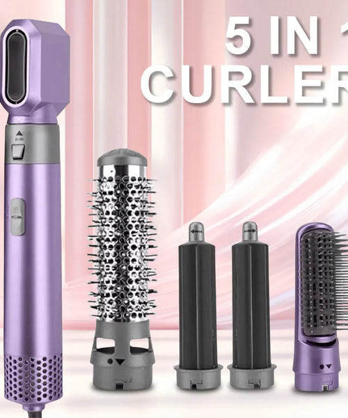 5-in-1 Hot Air Brush & Hair Dryer