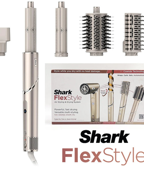 Shark HD430 FlexStyle Hair Dryer & Multi-Styler with Auto-Wrap Curlers