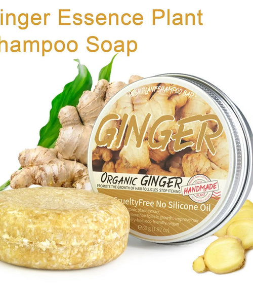 Ginger Polygonum Shampoo Soap Bar – Cold Processed Plant-Based Hair Care