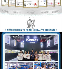 Kemei KM-5898 11-in-1 Grooming Kit – Washable & Rechargeable