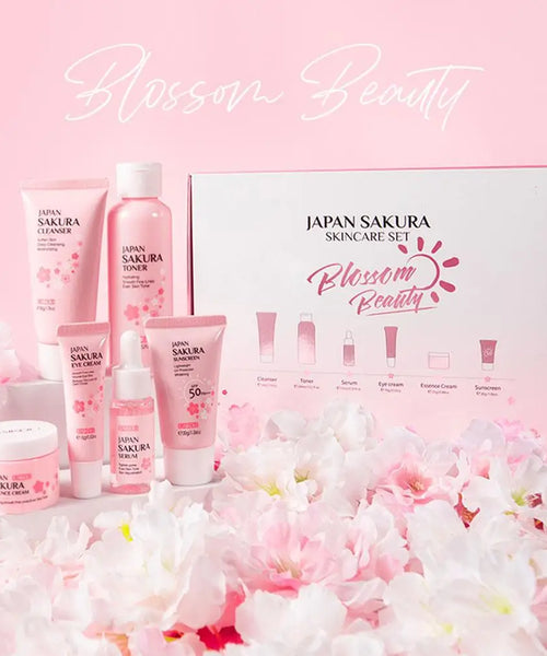 Sakura Skincare Set – Complete Face Care Gift Box