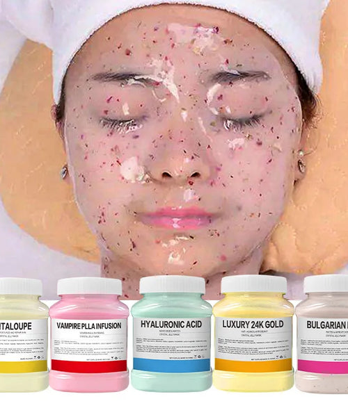 350g 24K Gold Hydrating Rose Petal Jelly Mask Powder