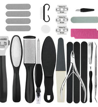 27PCS Foot Care Pedicure Kit – Callus & Dead Skin Remover Set