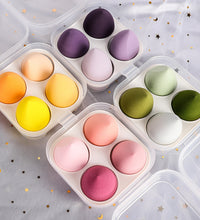 4/8pcs Makeup Sponge Set – Soft Beauty Blender for Foundation & Powder