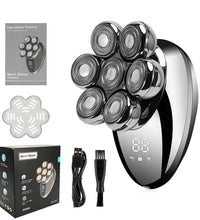 7D Floating Head Electric Shaver for Men – Wet/Dry Bald Head & Beard Trimmer