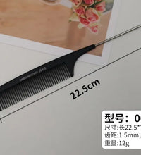 Professional Stainless Steel Tail Comb – Fine Teeth Barber Styling Tool