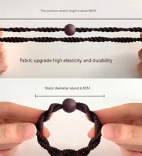 10PCS Women's Hair Ties – High Elastic Leather Bands