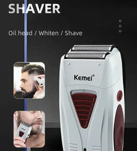 Kemei 3382 Professional Rechargeable Hair Clipper – 0mm Shaving Razor for Men