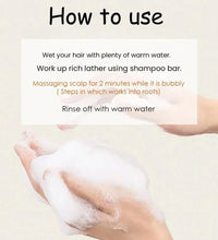 Organic Rice Shampoo Soap Bar – Nourishing & Hair Growth Formula