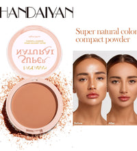 8-Color Matte Pressed Powder – Full Coverage, Oil Control Foundation