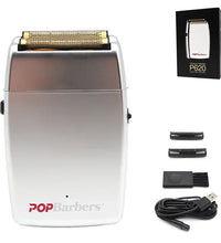 POP Barbers P620 Electric Beard Trimmer & Foil Shaver – 11000 RPM