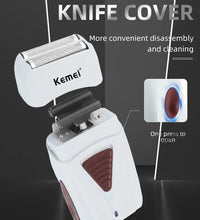 Kemei 3382 Professional Rechargeable Hair Clipper – 0mm Shaving Razor for Men