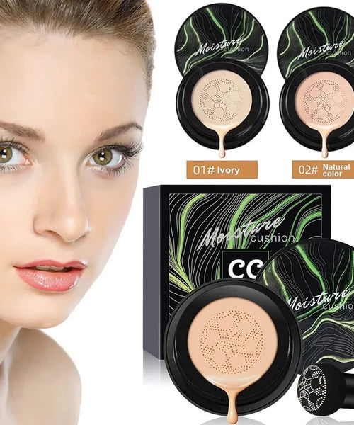 Magic Mushroom Head Air Cushion CC Cream – Concealer & Moisturizing Foundation