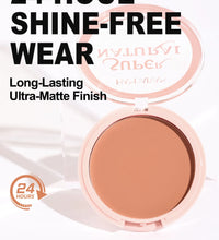 8-Color Matte Pressed Powder – Full Coverage, Oil Control Foundation