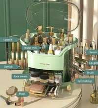 Transparent Dustproof Makeup & Jewelry Organizer – Large Capacity