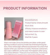 Velvet Matte Blush Stick – Long-Lasting & Natural Makeup Effect