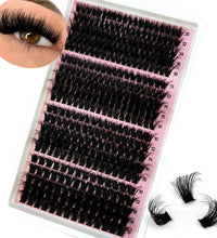 340/390pcs 5D Fluffy Lash Clusters – Mixed Length DIY Eyelash Extensions Kit