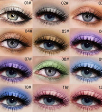 13-Shade Waterproof Liquid Eyeshadow – High Shine & Smudge-Proof