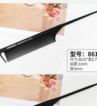 Professional Stainless Steel Tail Comb – Fine Teeth Barber Styling Tool