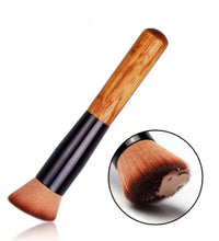 1Pc Kabuki Foundation Brush – Flat Top Powder & Blush Makeup Tool