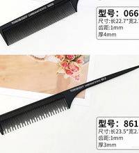 Professional Stainless Steel Tail Comb – Fine Teeth Barber Styling Tool