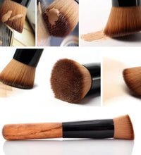 1Pc Kabuki Foundation Brush – Flat Top Powder & Blush Makeup Tool