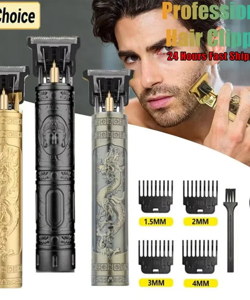 T9 Body Hair Trimmer & Beard Clippers – Professional Electric Shaving Machine for Men