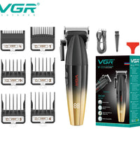 VGR Professional Hair Clipper with Digital Display – 9000 RPM Trimmer for Men