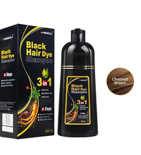 100ml/500ml 3-in-1 Hair Dye Shampoo – Instant Gray Coverage