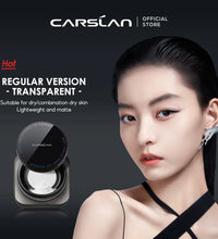 CARSLAN Black Magnetic Loose Setting Powder – Matte, Waterproof, Oil-Control